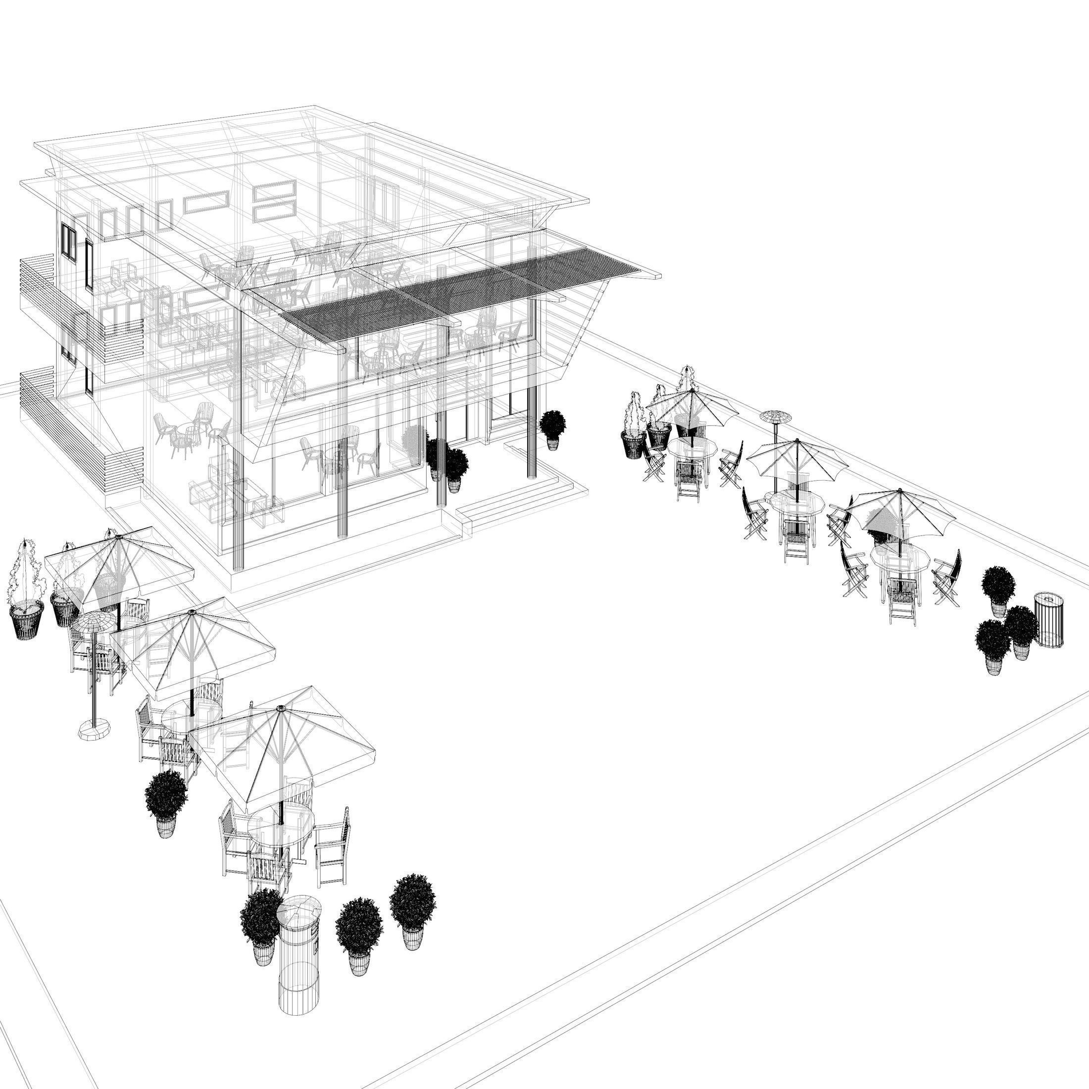 Cafe 2023-0007 3D model_17