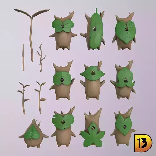 Korok Packages 3D print model