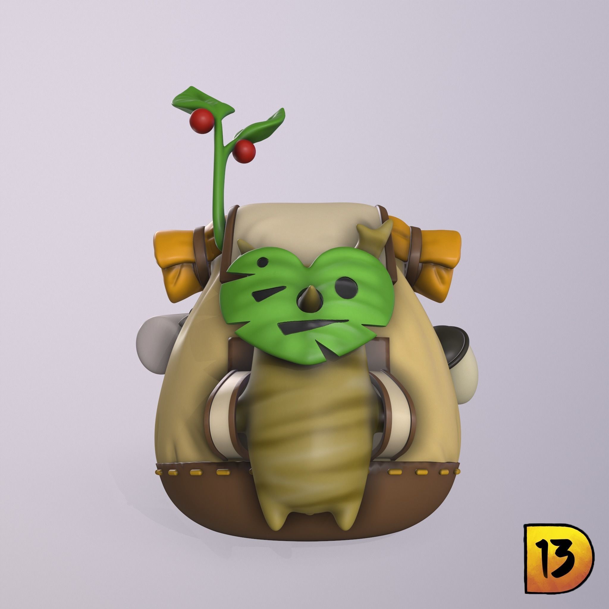 Korok Packages and Bag 3D model 3D printable | CGTrader