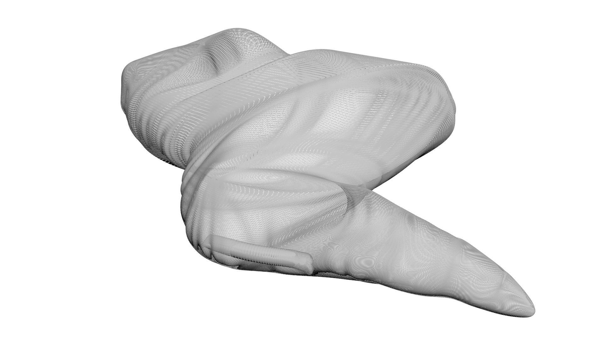 Chicken Wing 3D model_16