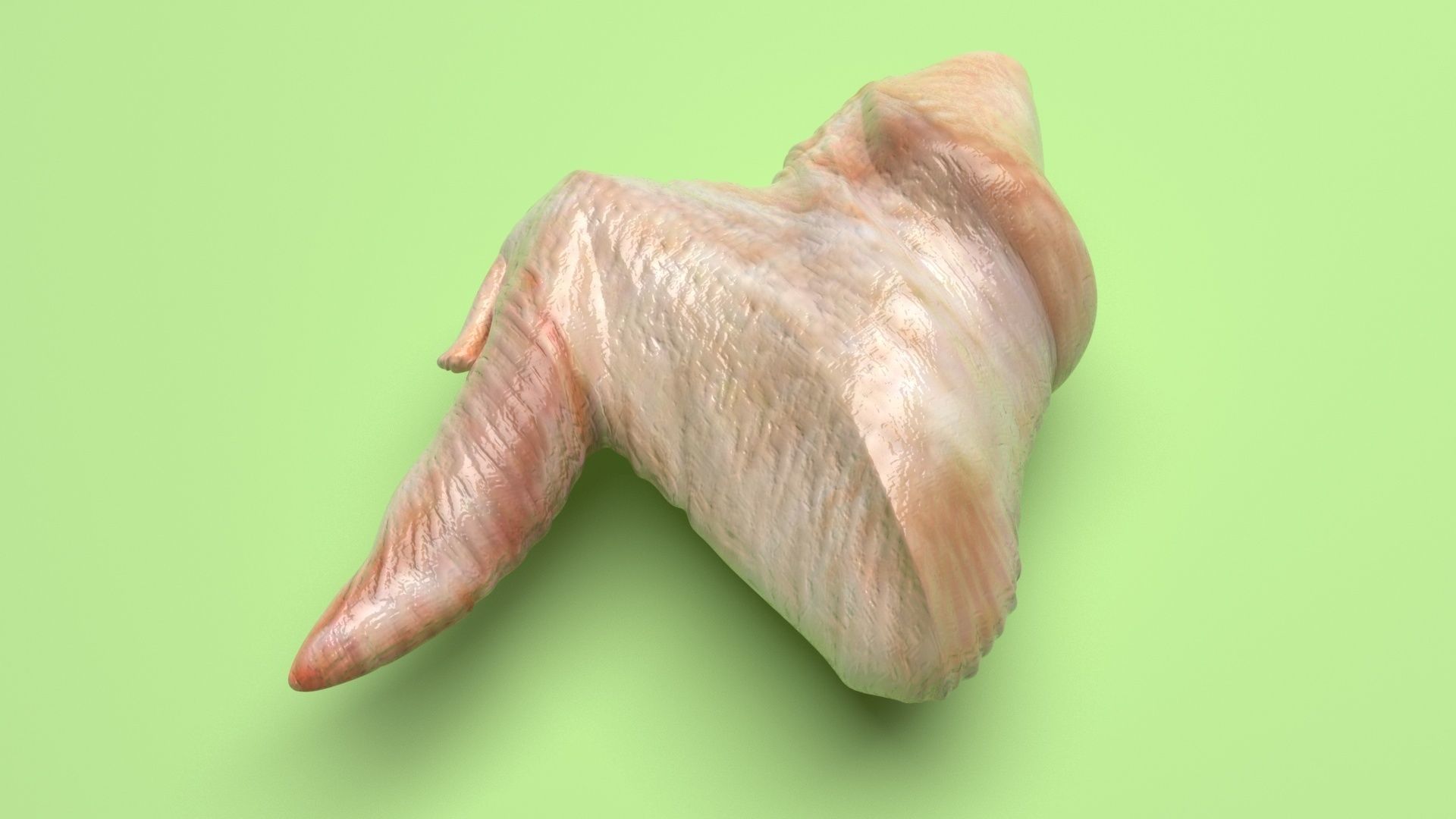Chicken Wing 3D model_4