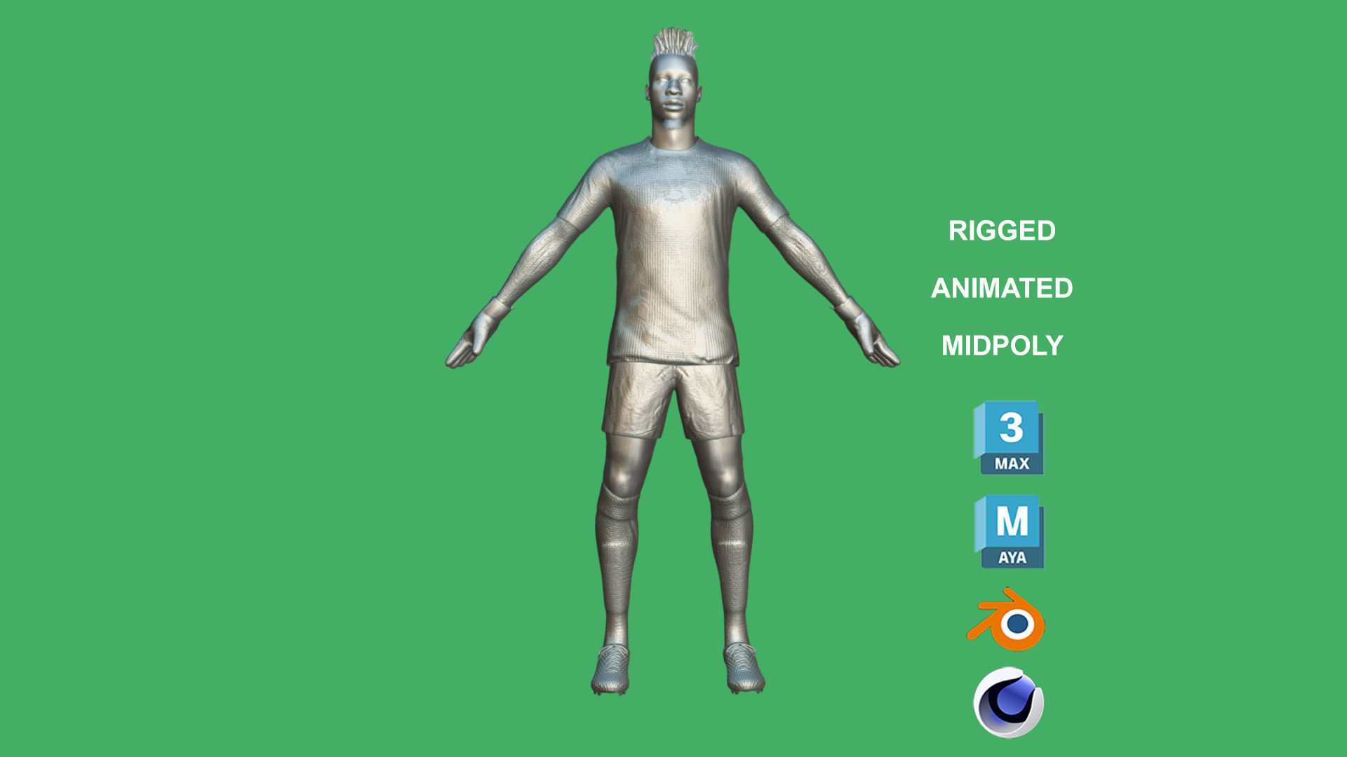 3D Rigged Andre Onana Inter Milan 2023 3D model_10