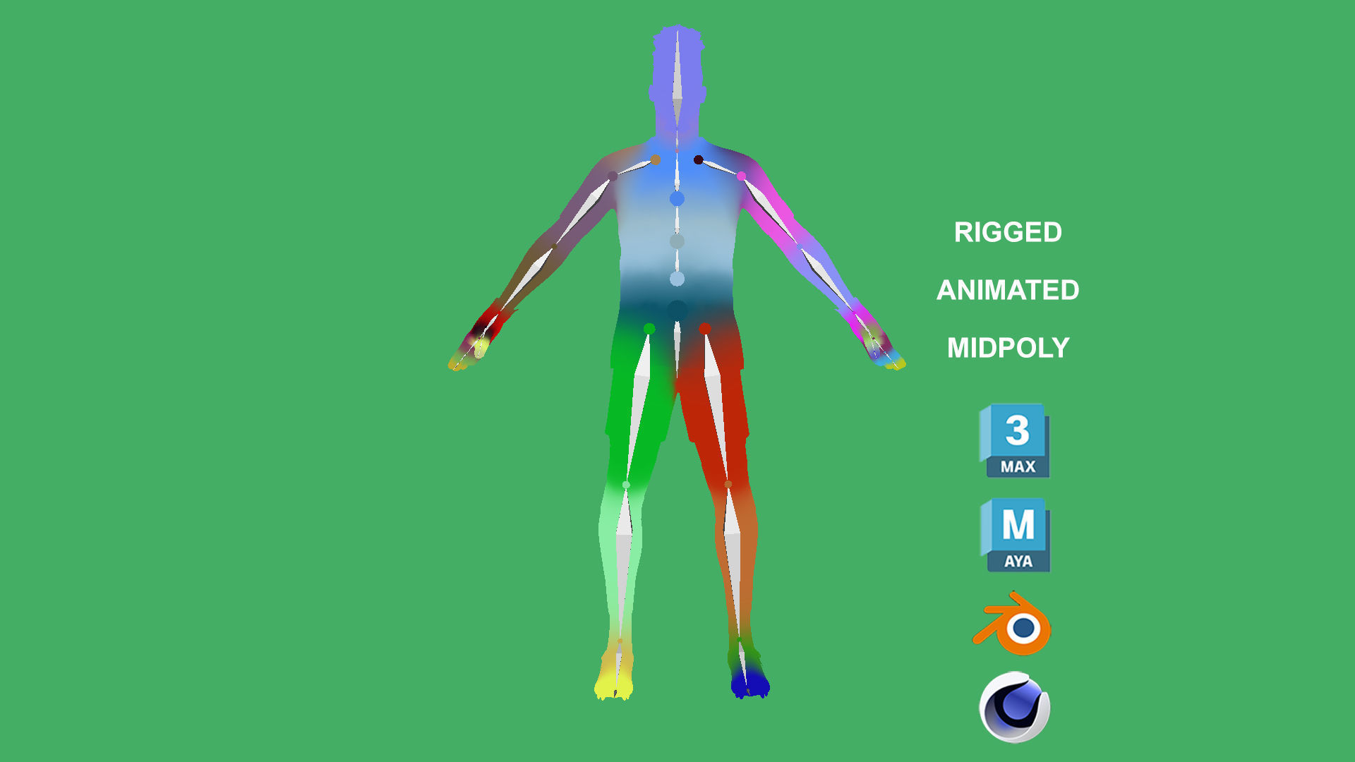 3D Rigged Andre Onana Inter Milan 2023 3D model_9