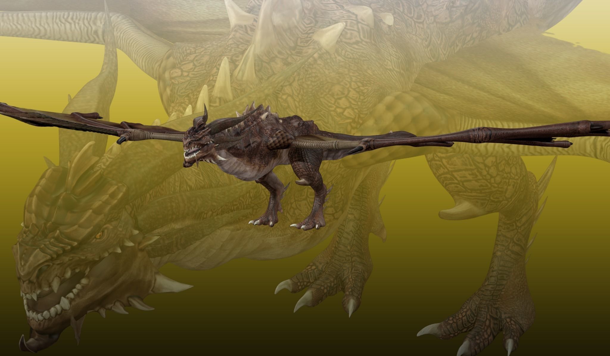 Dragon Wyvern 3D model_2