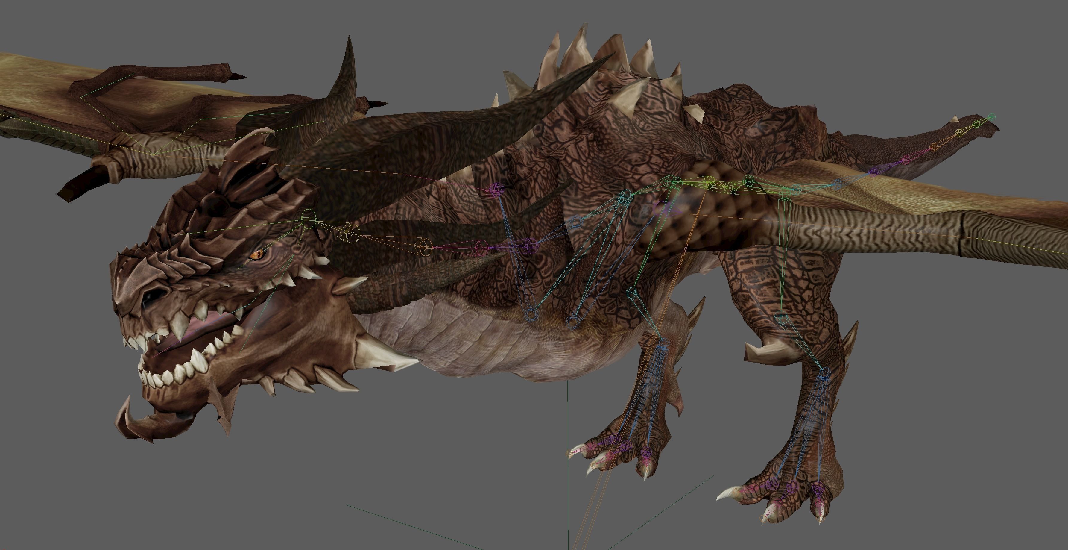 Dragon Wyvern 3D model_22