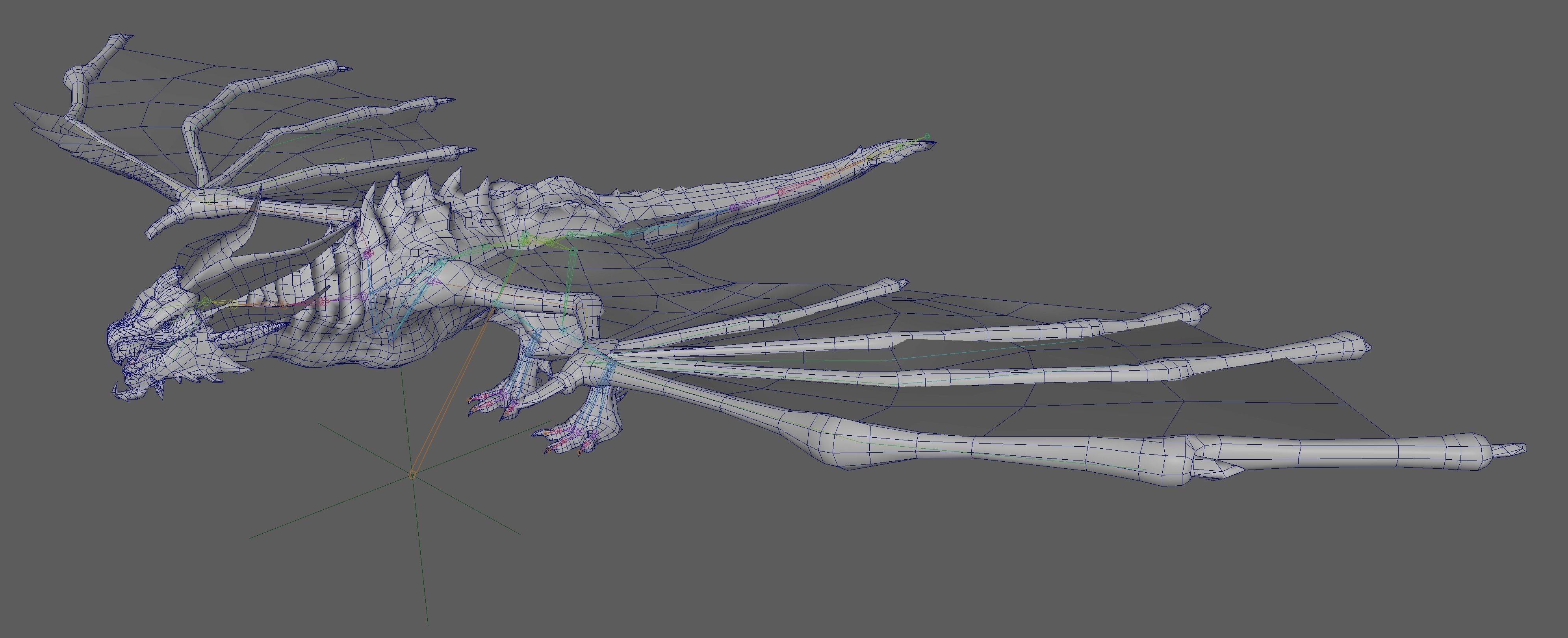 Dragon Wyvern 3D model_12