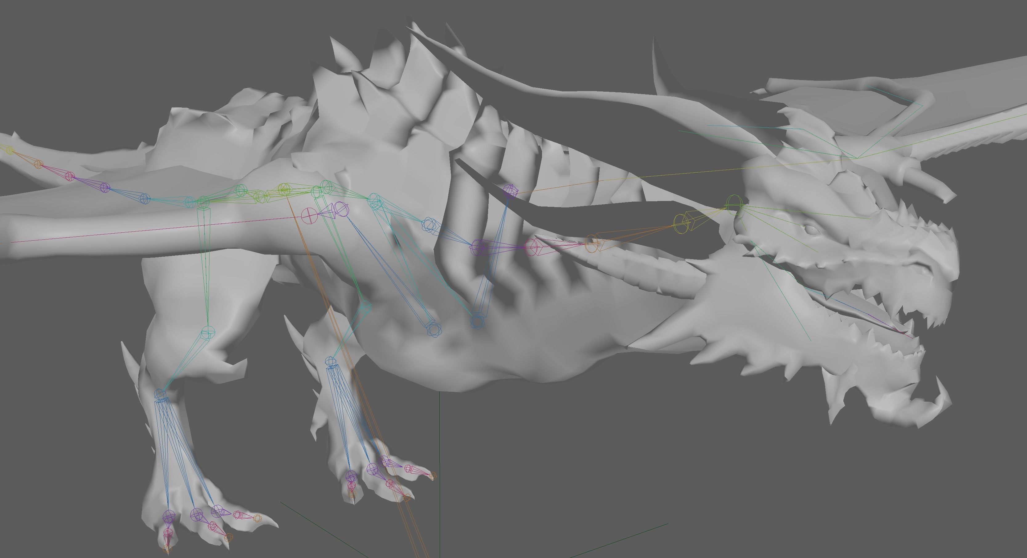 Dragon Wyvern 3D model_13