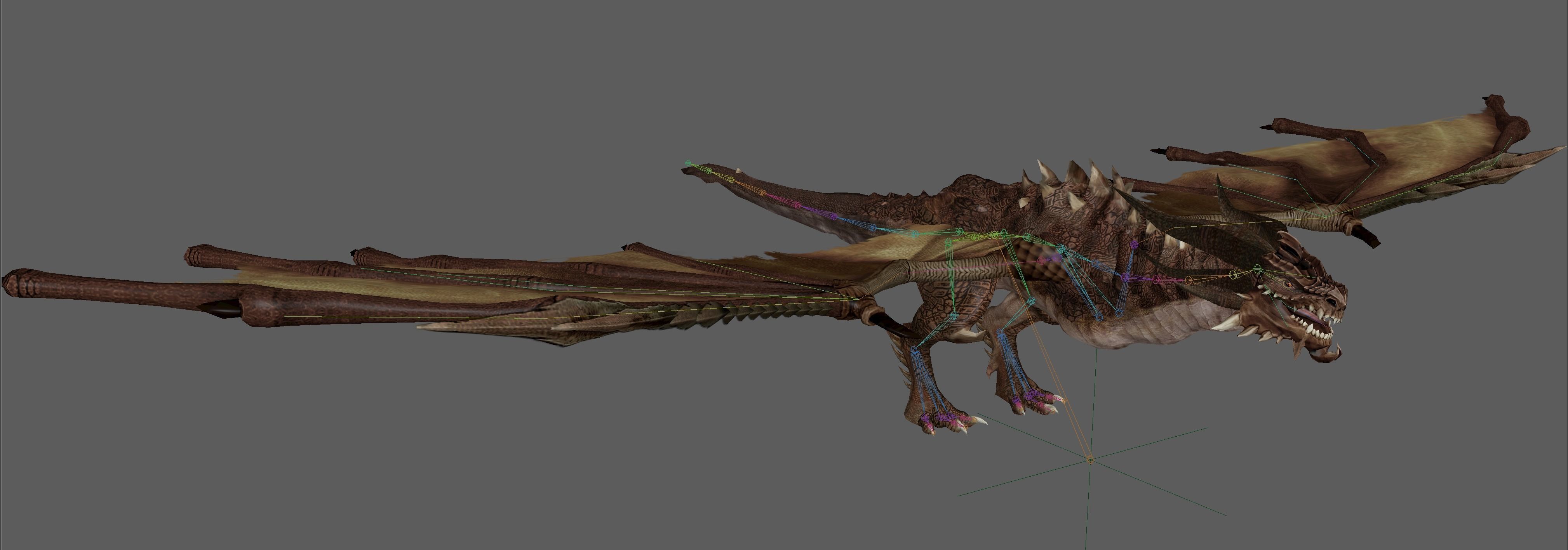 Dragon Wyvern 3D model_21