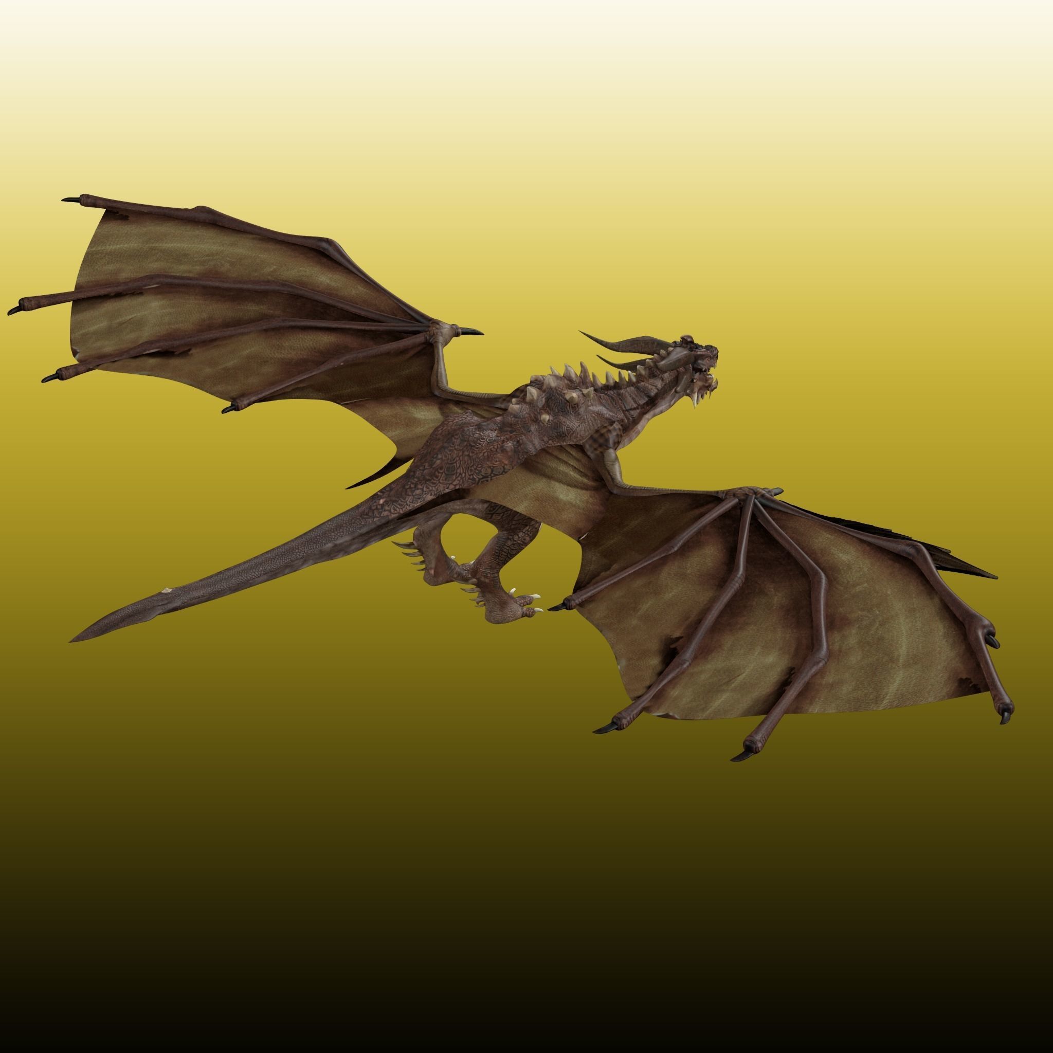 Dragon Wyvern 3D model_3