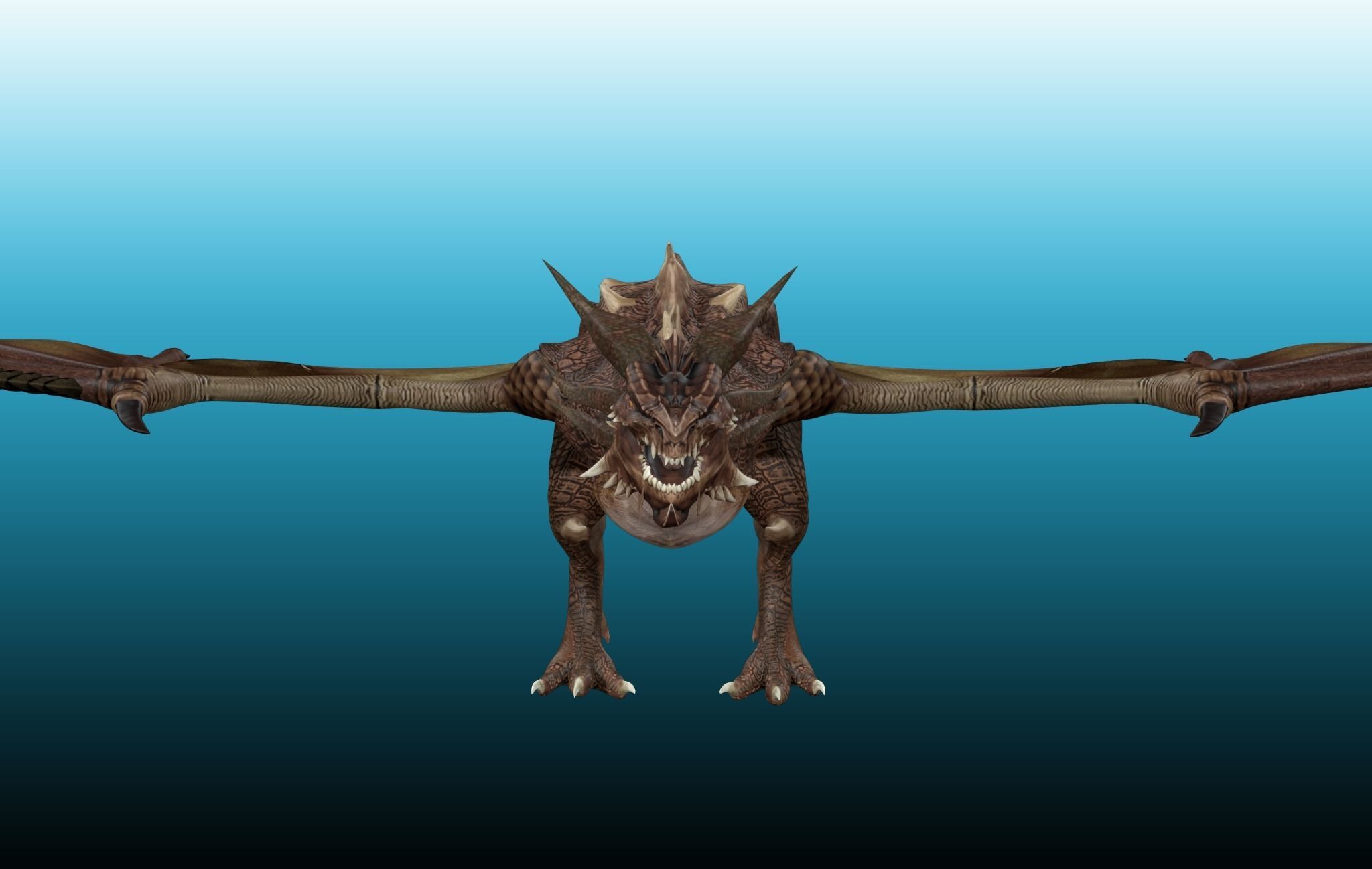 Dragon Wyvern 3D model_6