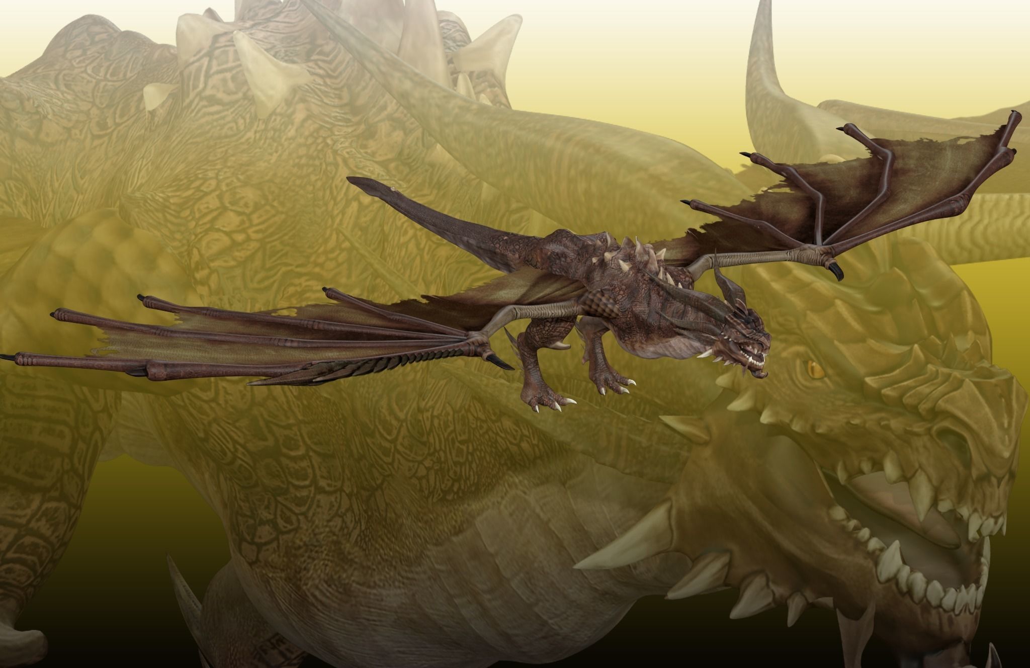 Dragon Wyvern 3D model_4
