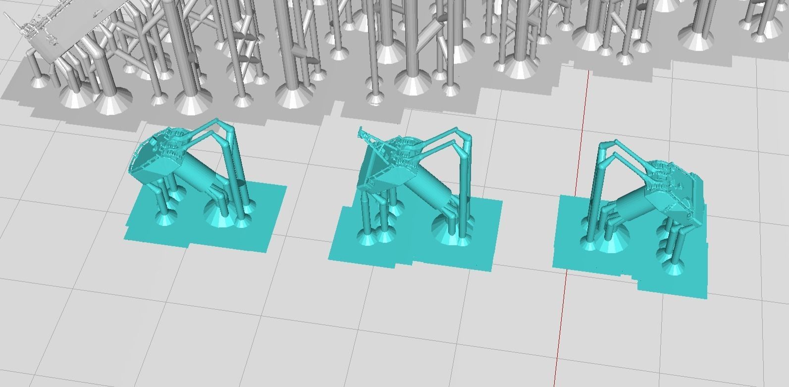Cruiser Takao WWII IJN 1200 3D print model_1
