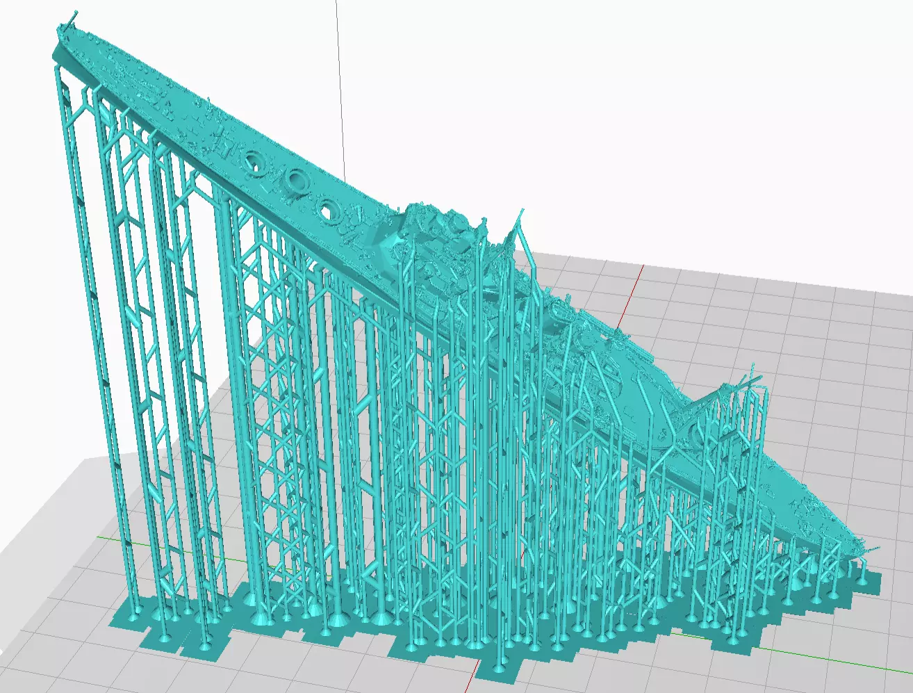 Cruiser Takao WWII IJN 1200 3D print model_0