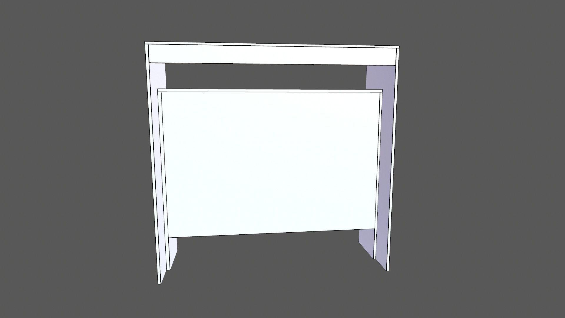 Bar Table 3D model_11