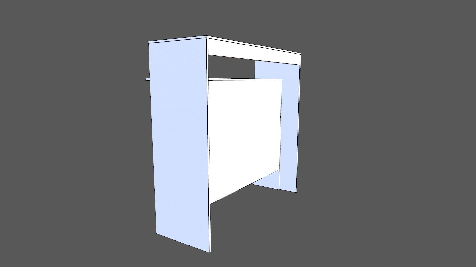 Bar Table 3D model_12