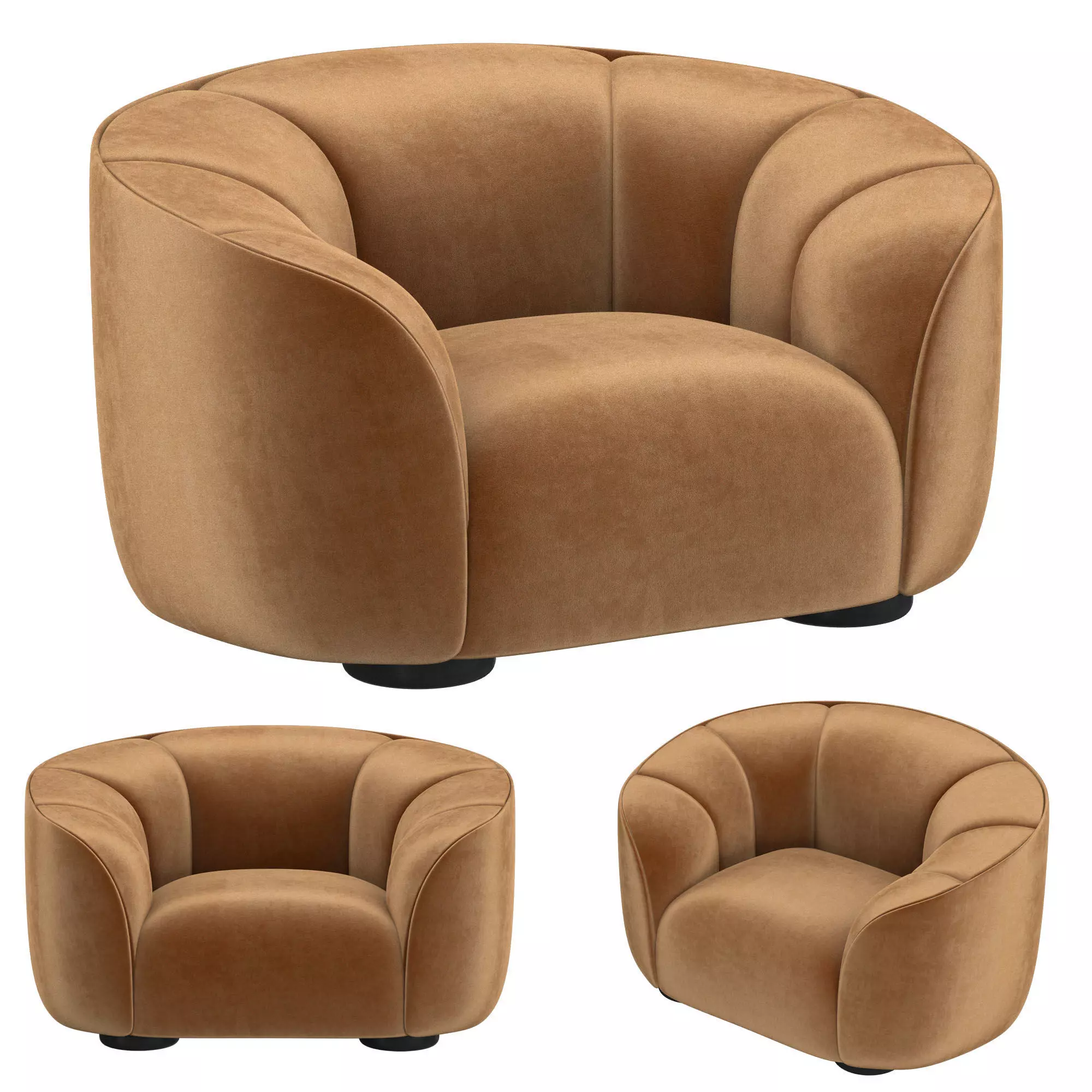 Armchair Toty 3D model