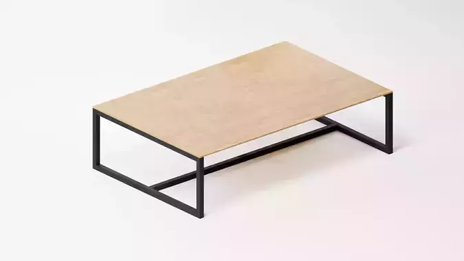 Large wooden office desk