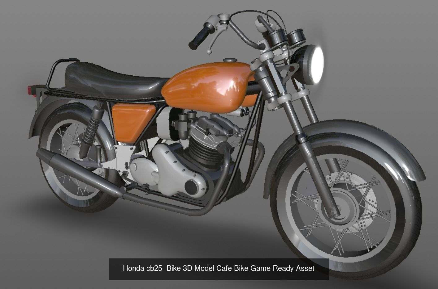 CBR Types Bikes Collections 3D Model Game Ready Asset _8