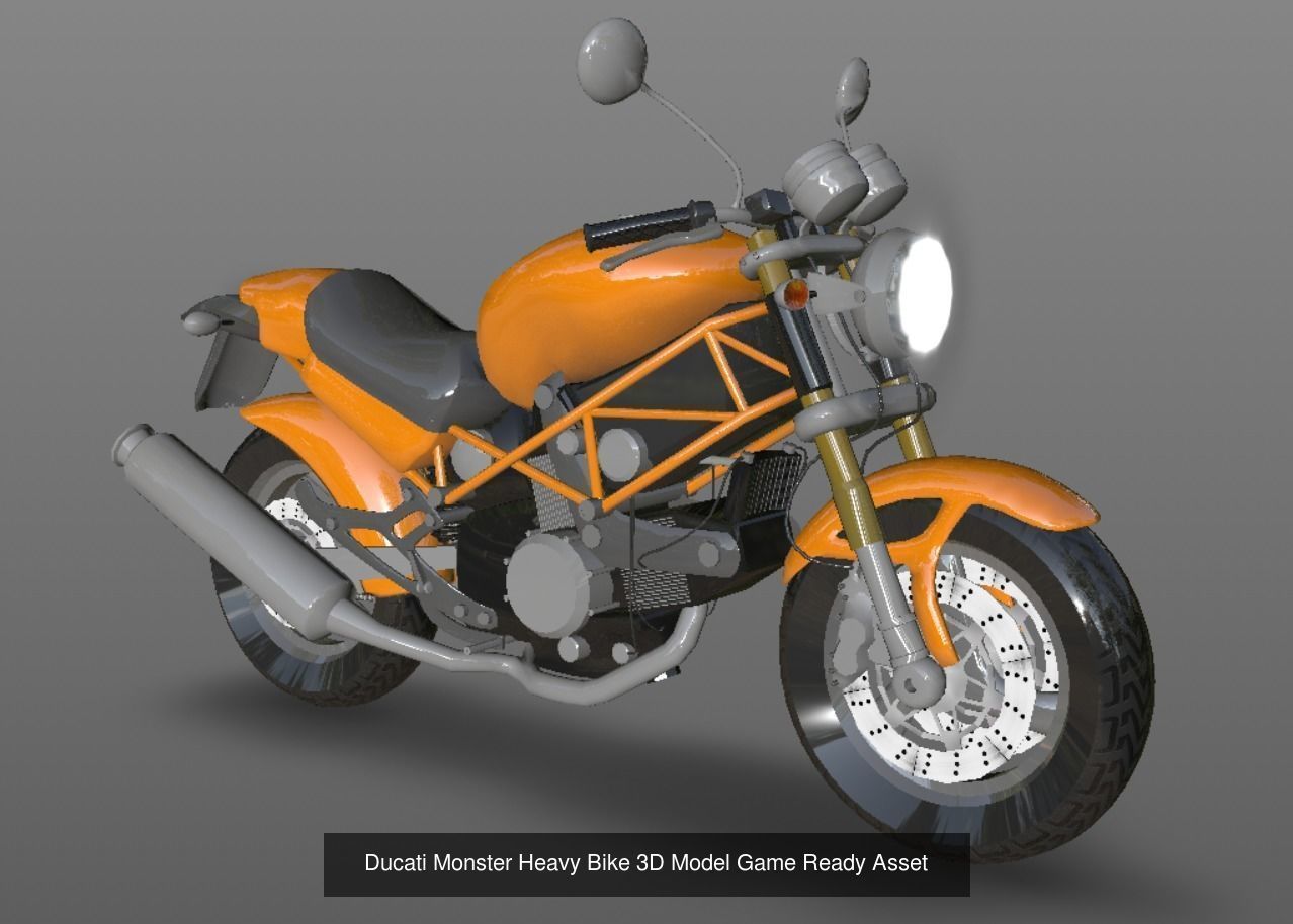 CBR Types Bikes Collections 3D Model Game Ready Asset _5