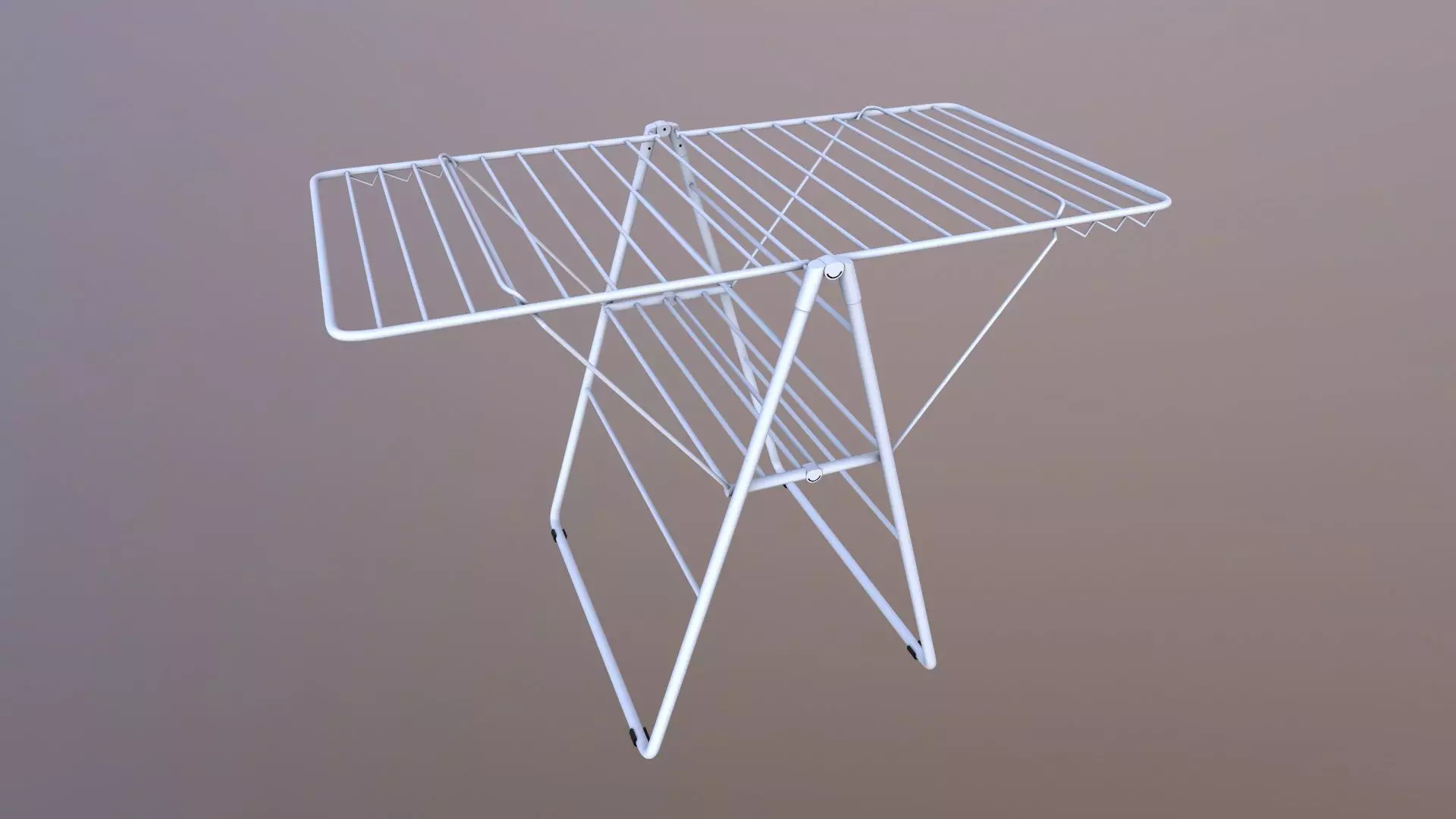 Cloth Drying Stand 3D model_0