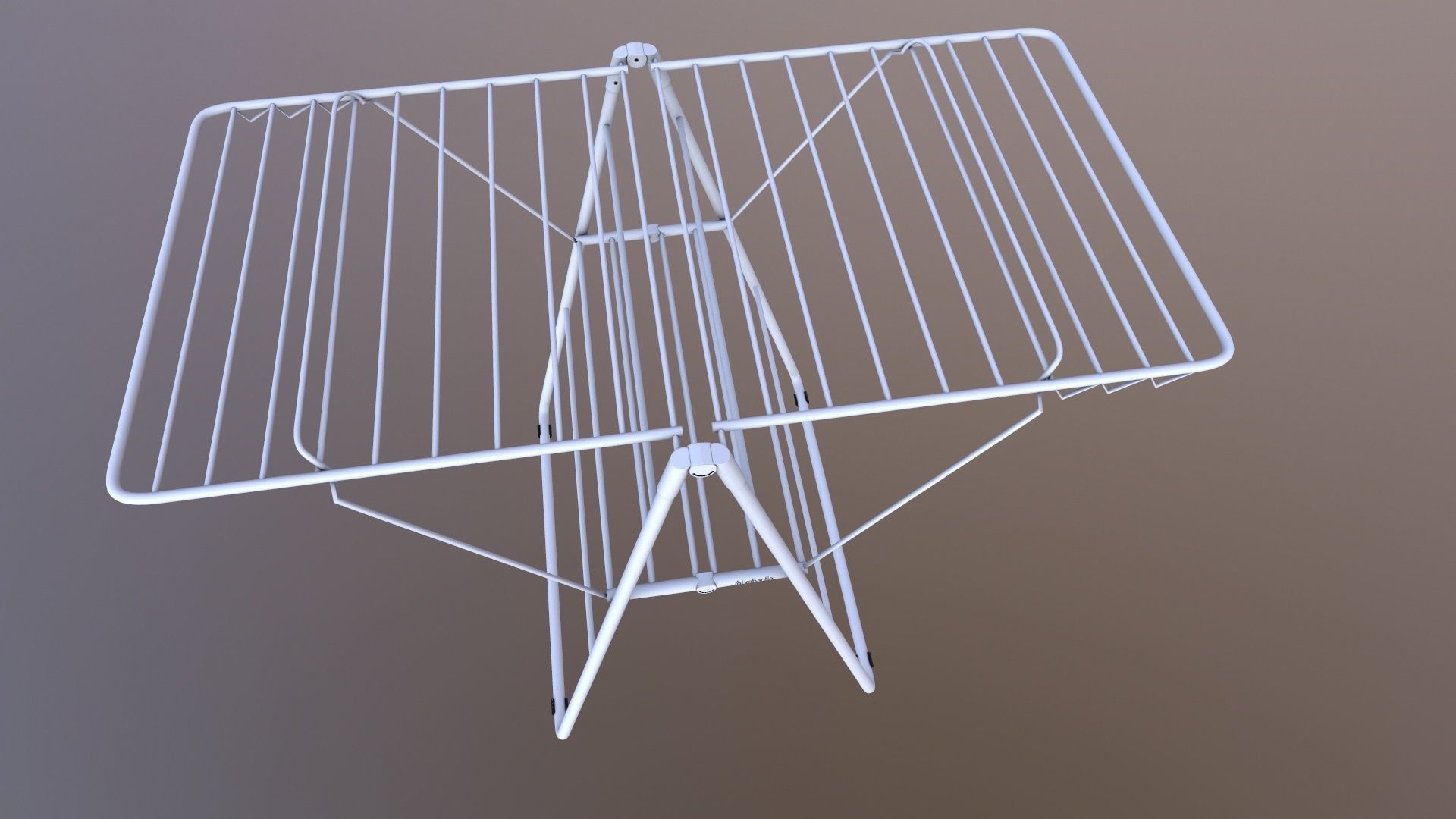 Cloth Drying Stand 3D model_6