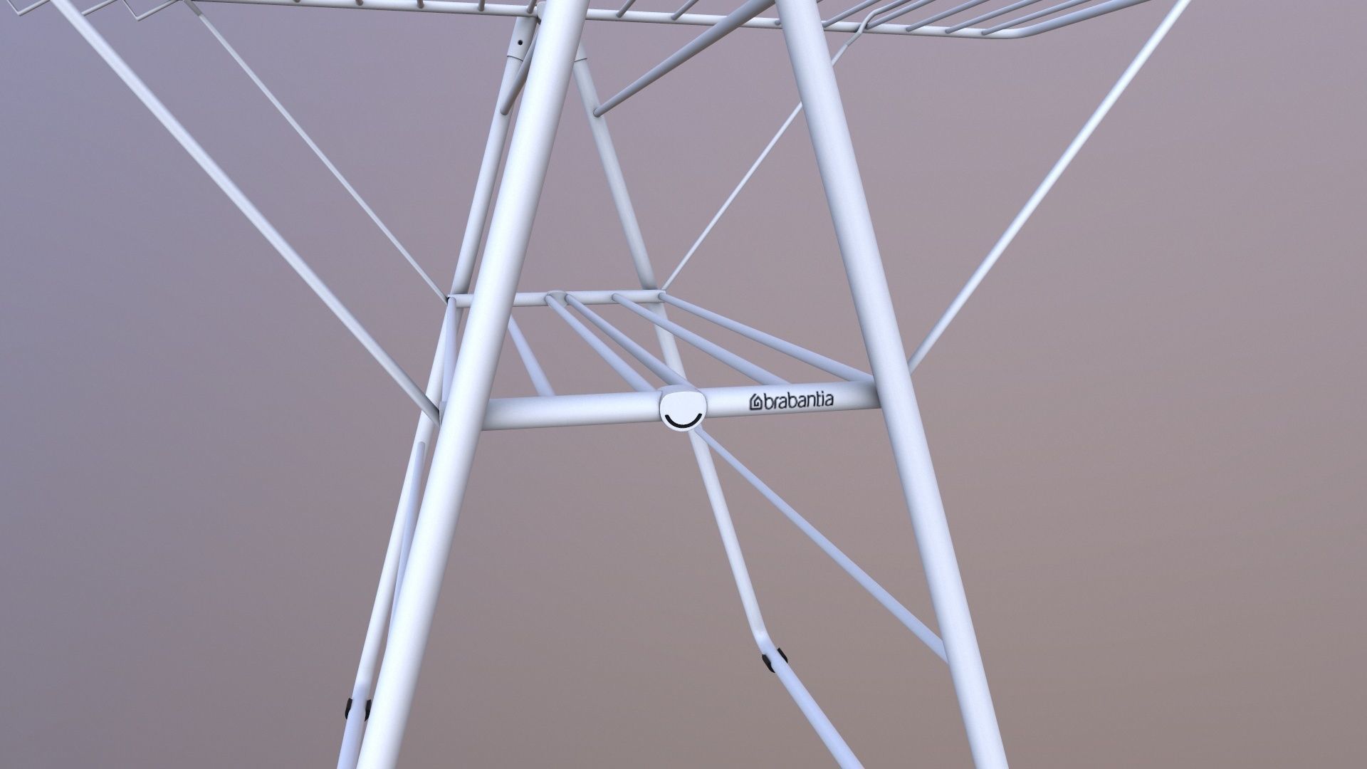 Cloth Drying Stand 3D model_5