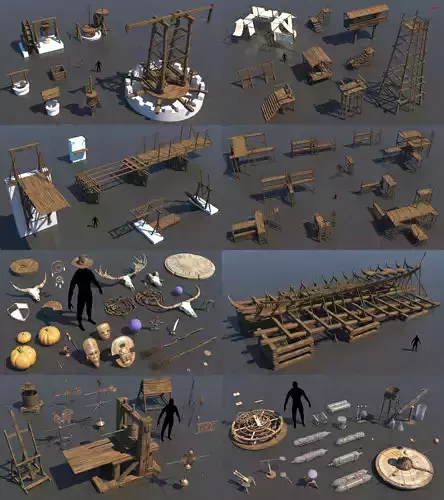 Medieval Collection 4 3D model