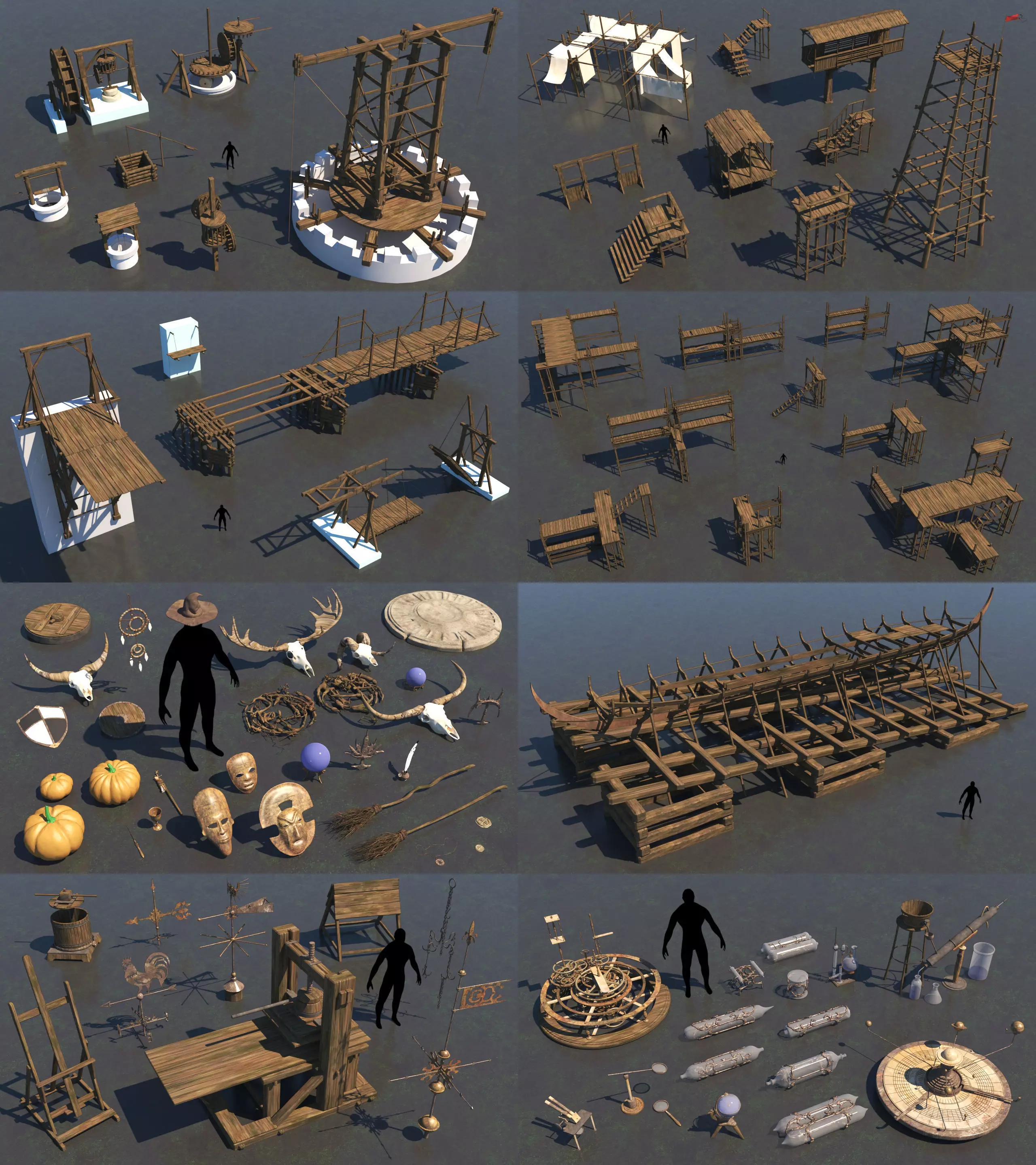 Medieval Collection 4 3D model_0