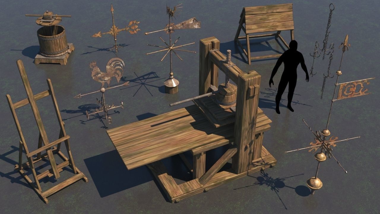 Medieval Collection 4 3D model_6