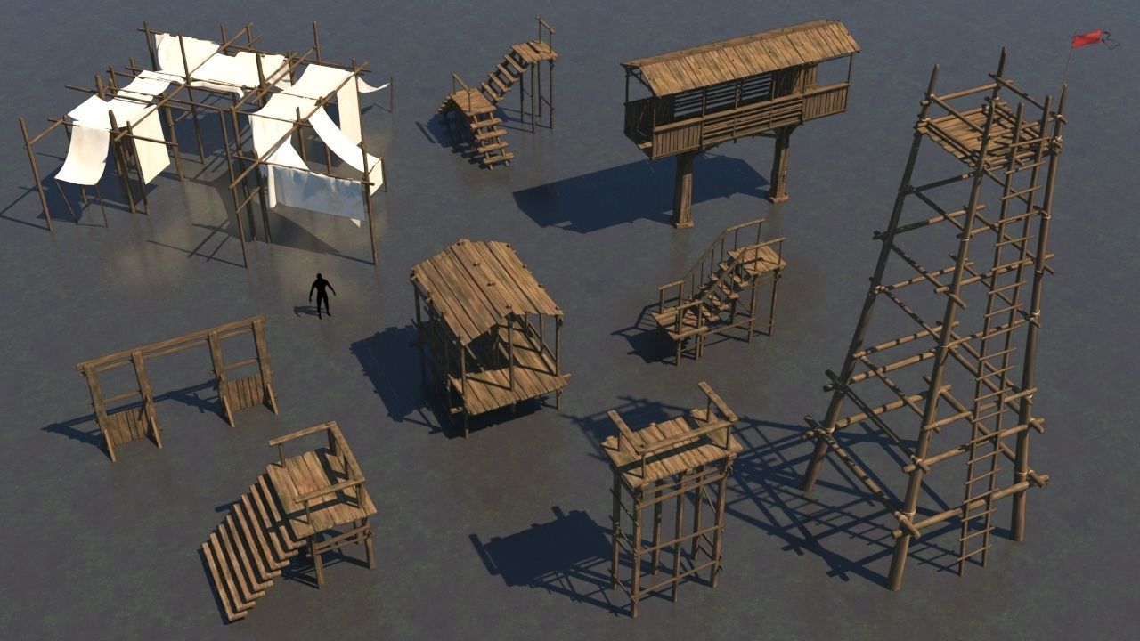 Medieval Collection 4 3D model_1