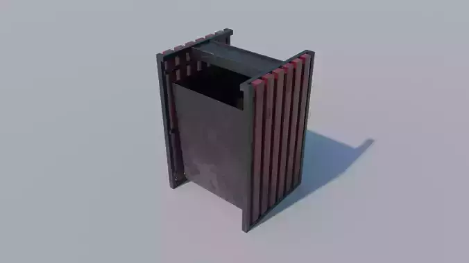 Realistic Trash Can - 3D Asset with Multiple Variants