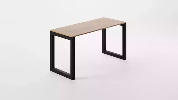 Small wooden office desk