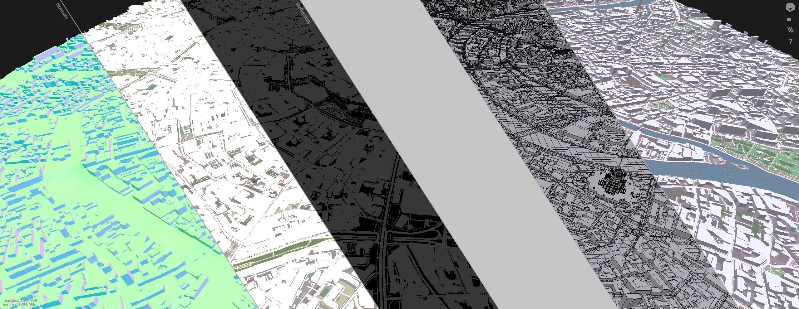 Cityscape Moscow The First Garden Ring Russia 3D model_16