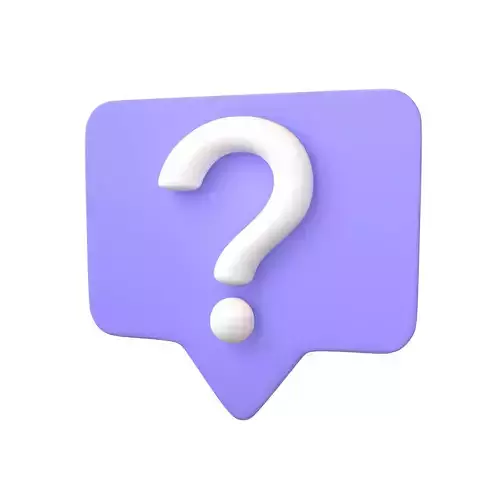 Question Mark Speech bubble V3 003