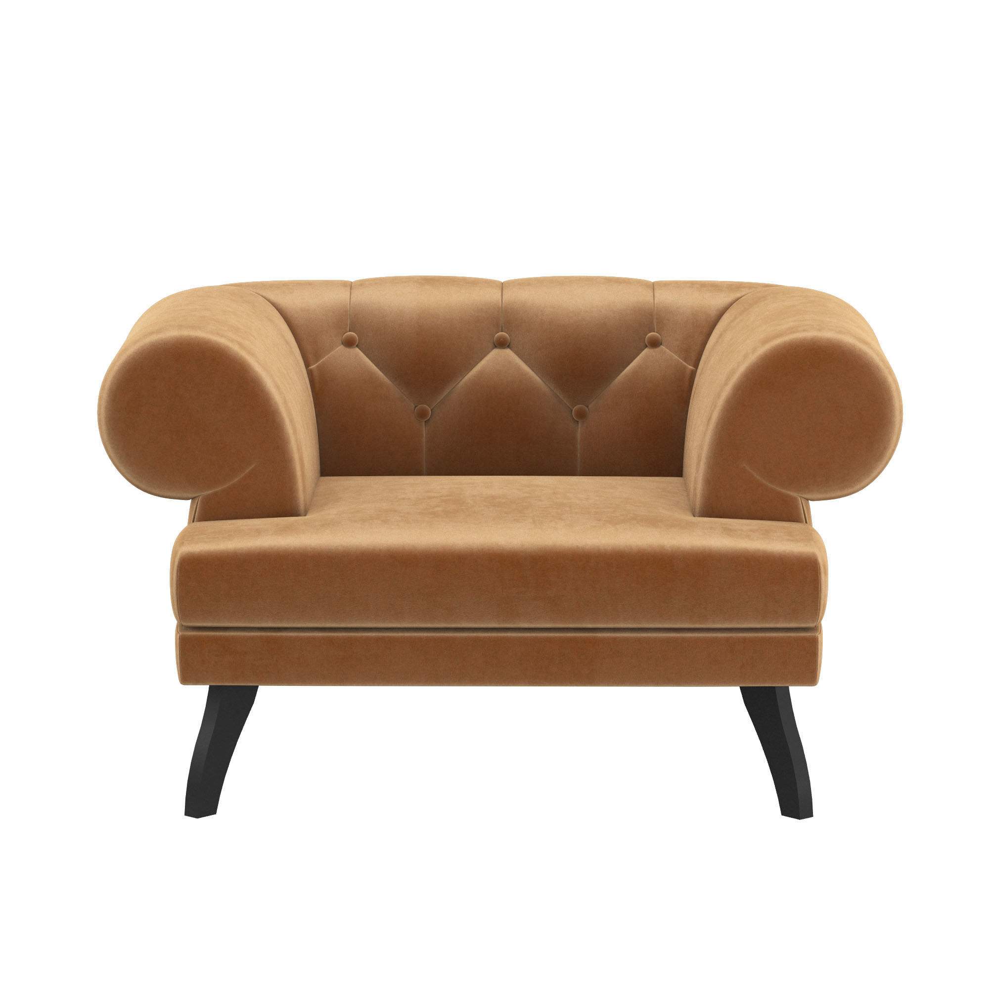 Armchair Chester V 3D model_2