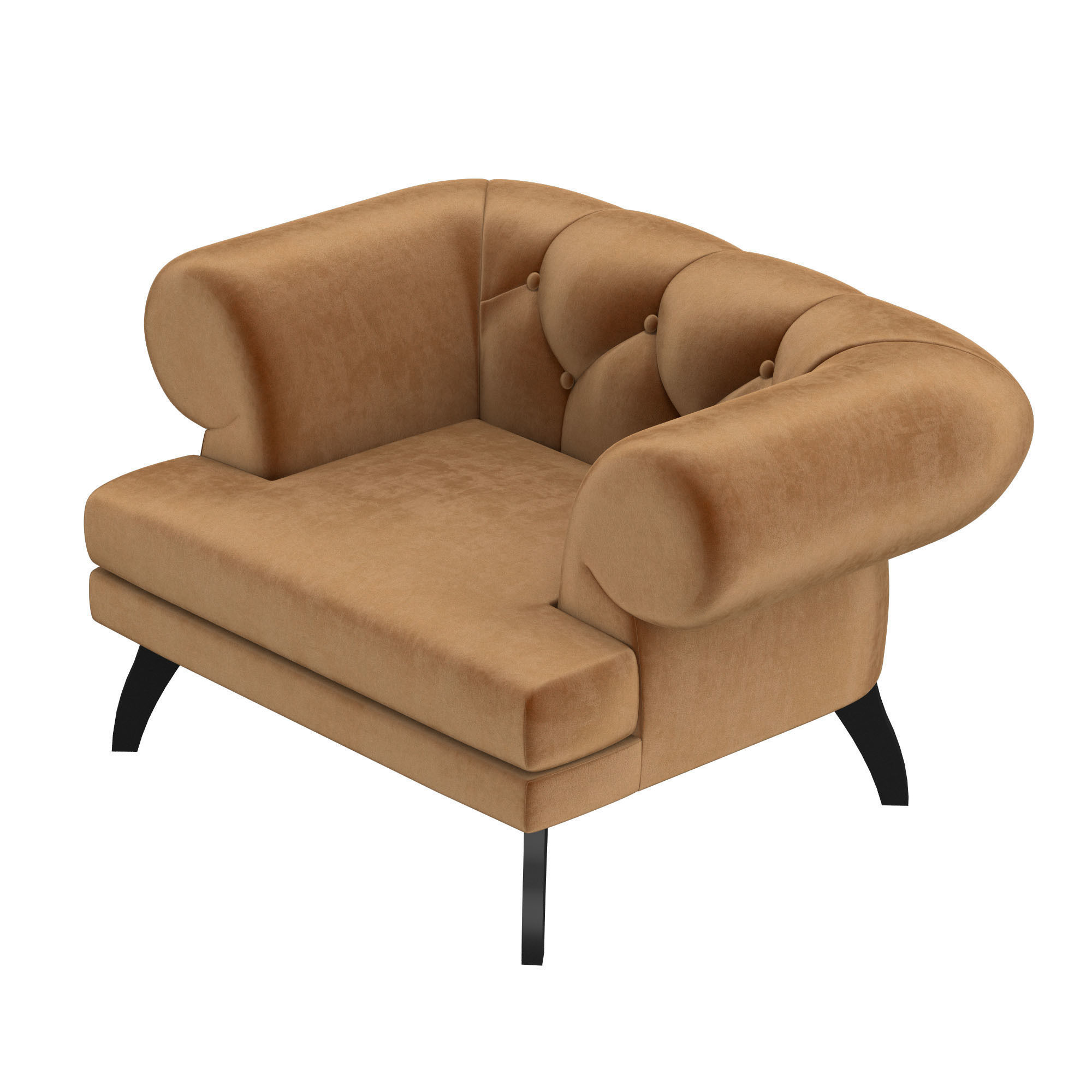 Armchair Chester V 3D model_5