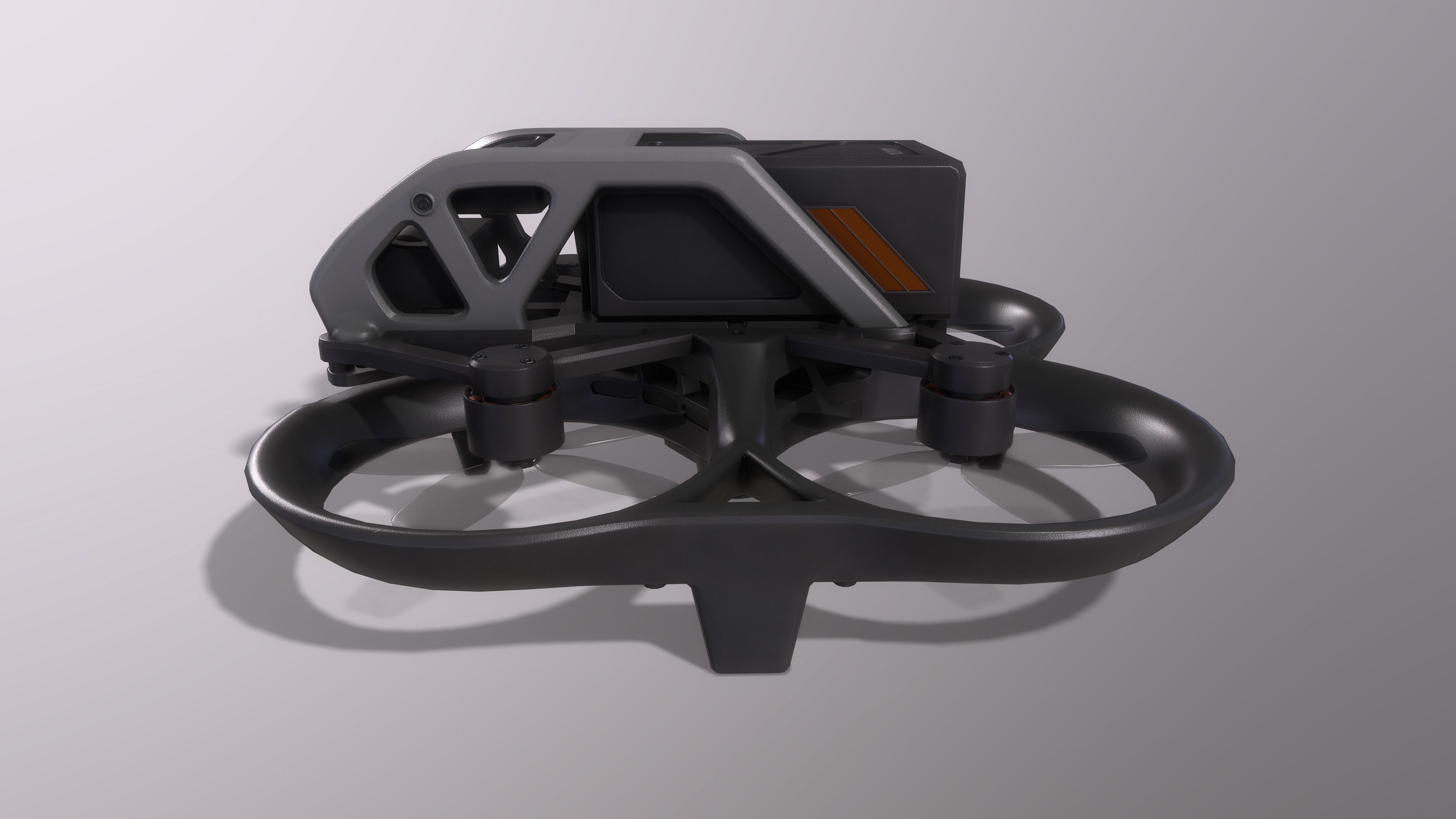 dji avata PBR game ready Low-poly 3D model_3