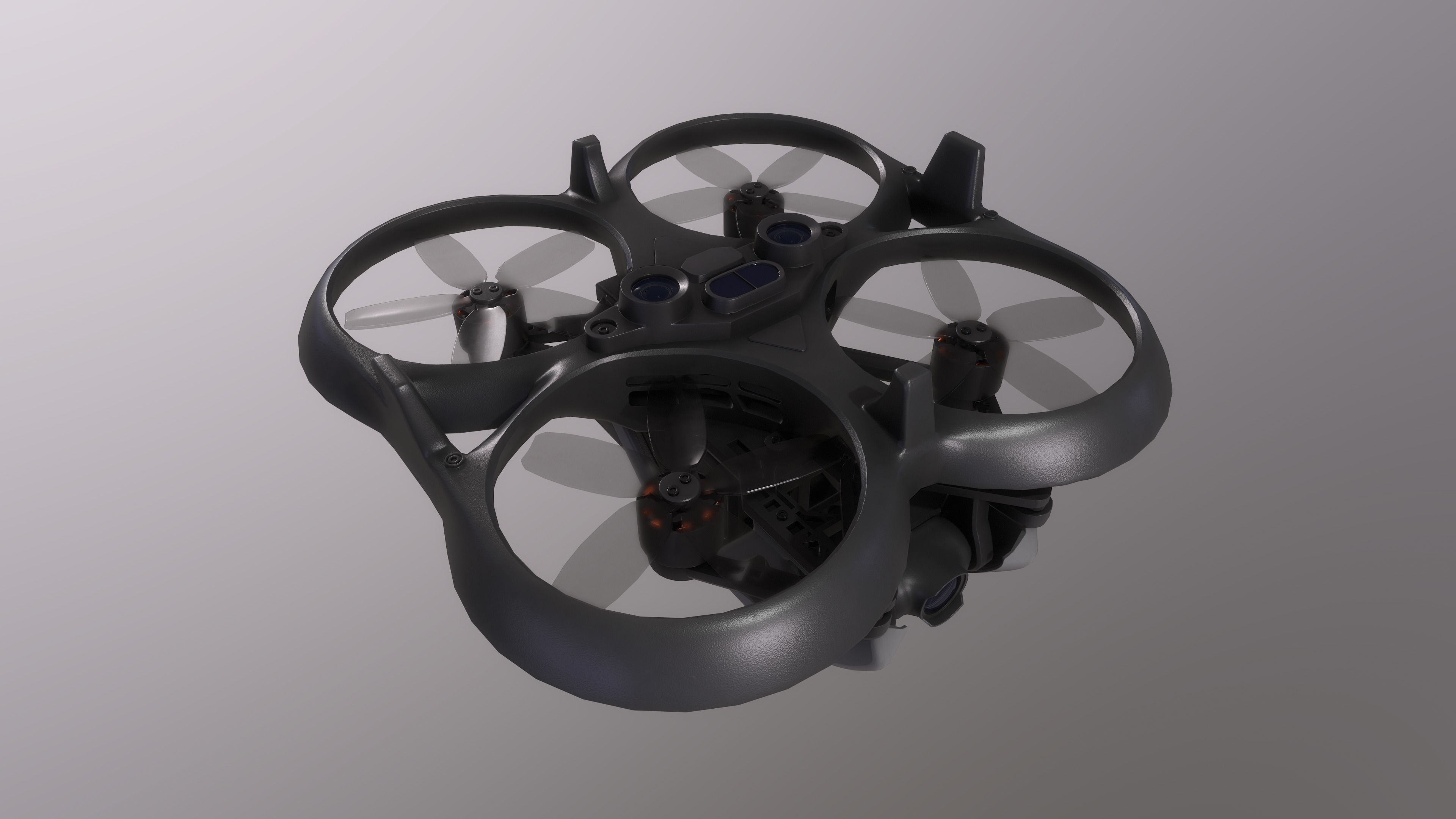 dji avata PBR game ready Low-poly 3D model_4