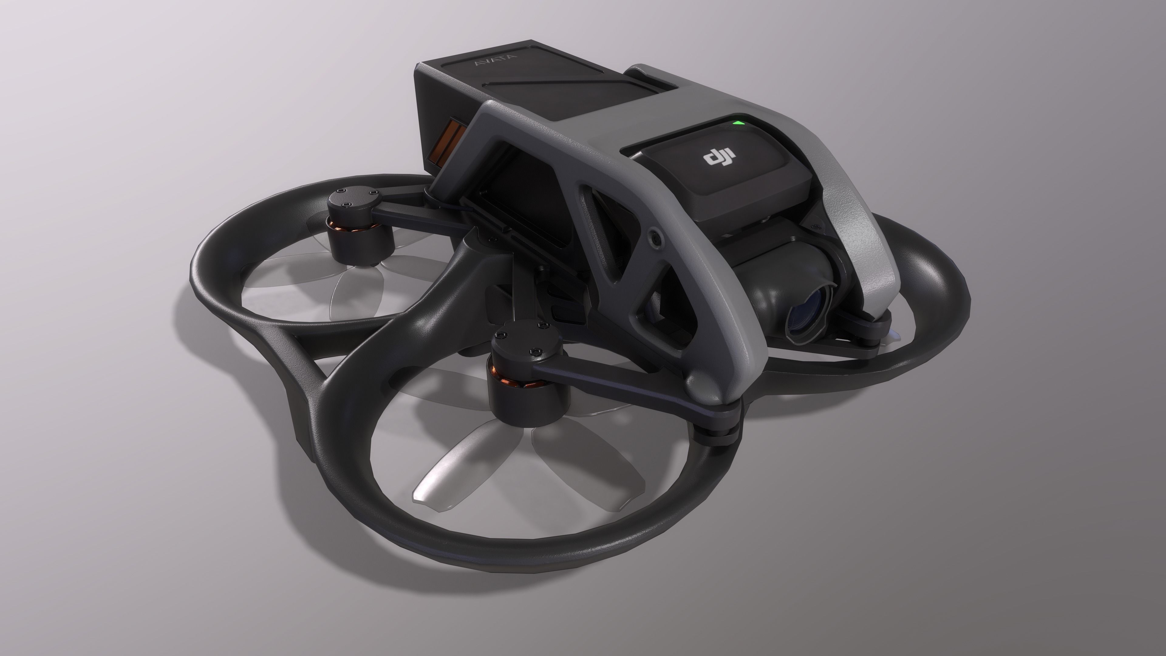 dji avata PBR game ready Low-poly 3D model_1