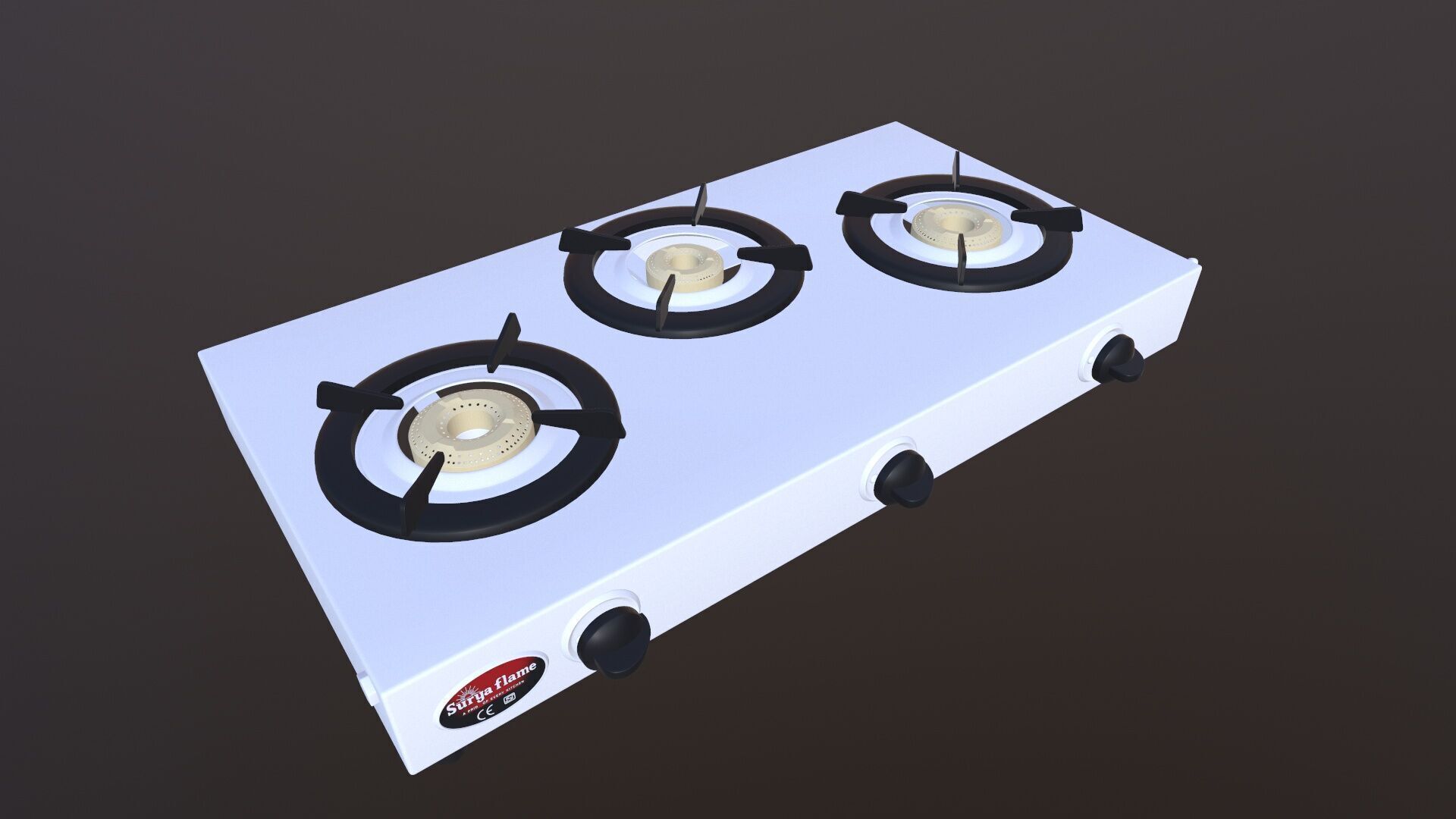 Gas Stove 3D model_3