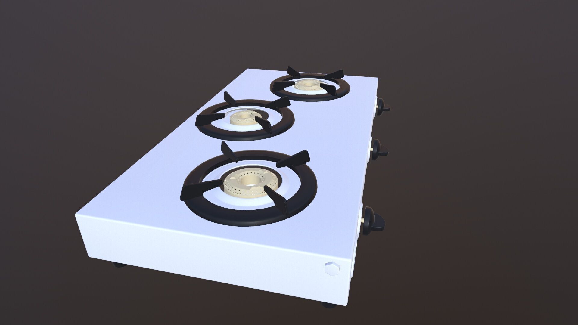 Gas Stove 3D model_4