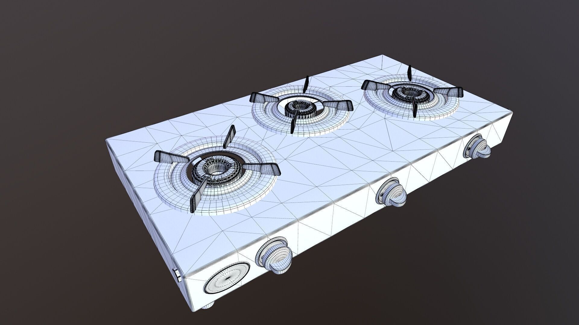 Gas Stove 3D model_10