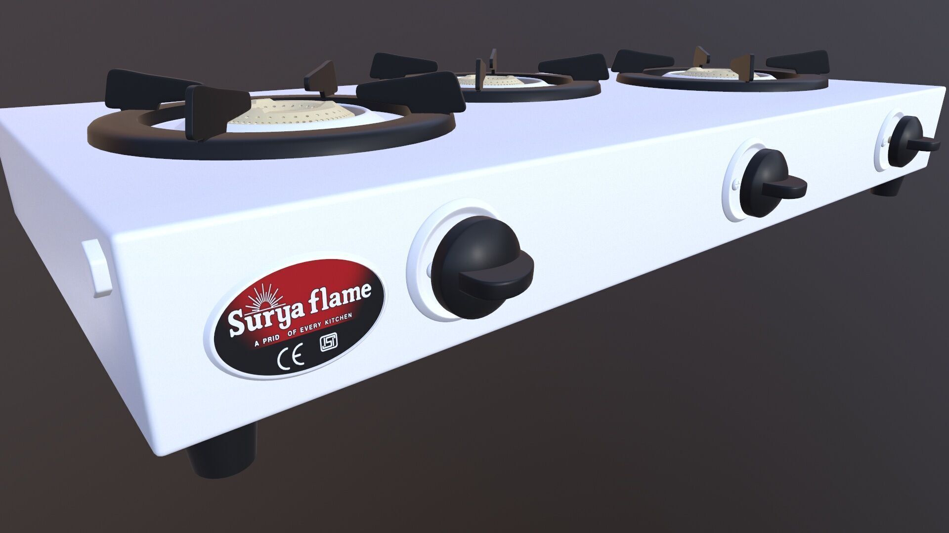 Gas Stove 3D model_9