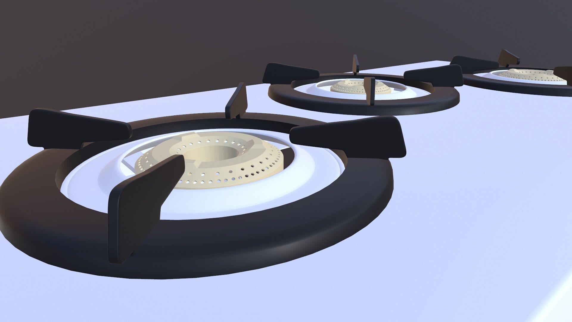 Gas Stove 3D model_2