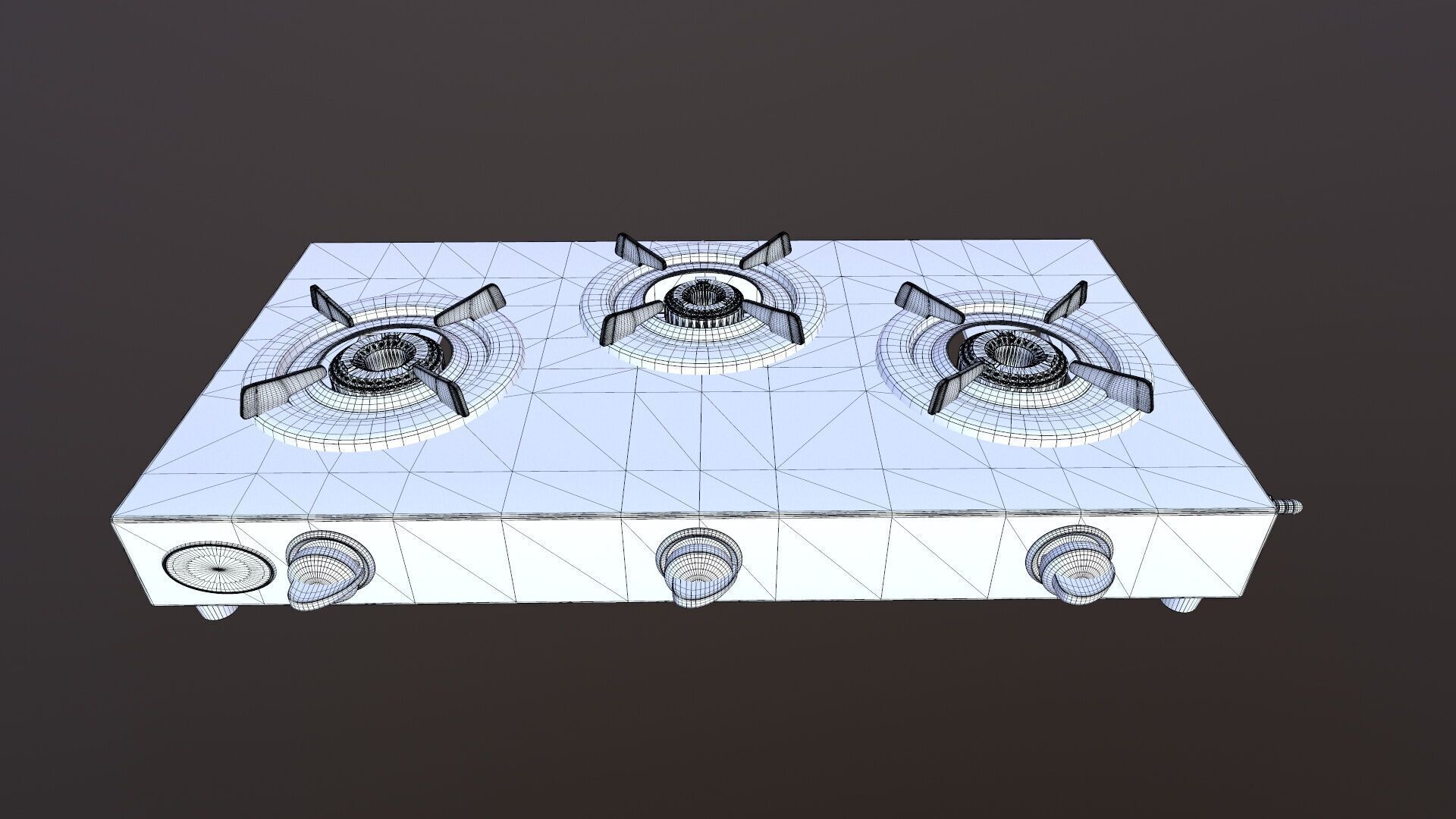 Gas Stove 3D model_11