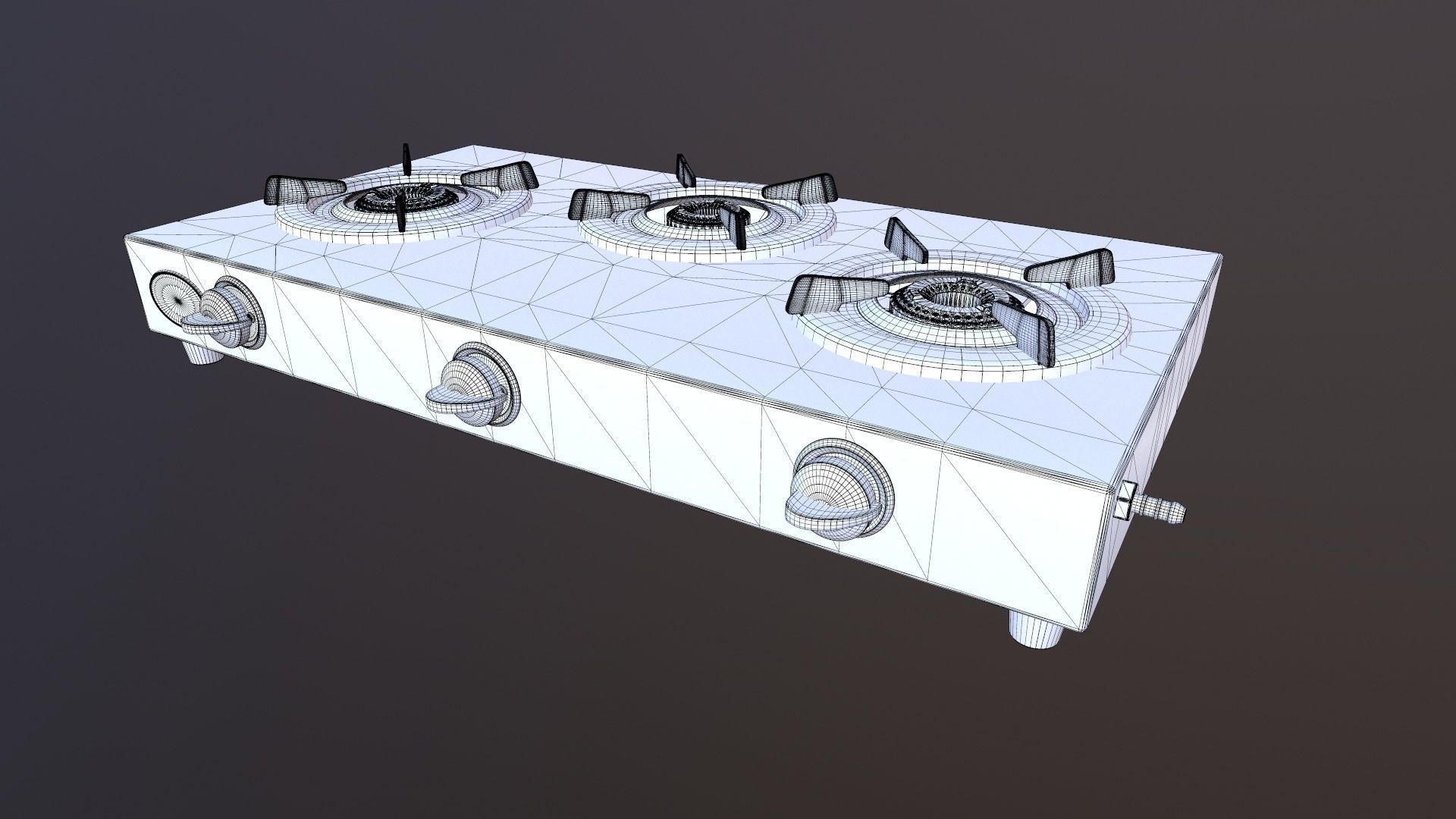 Gas Stove 3D model_13