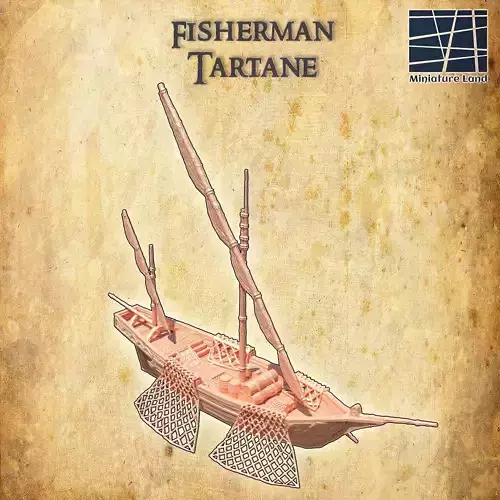 Fisherman Tartane Tabletop Terrain 28 MM