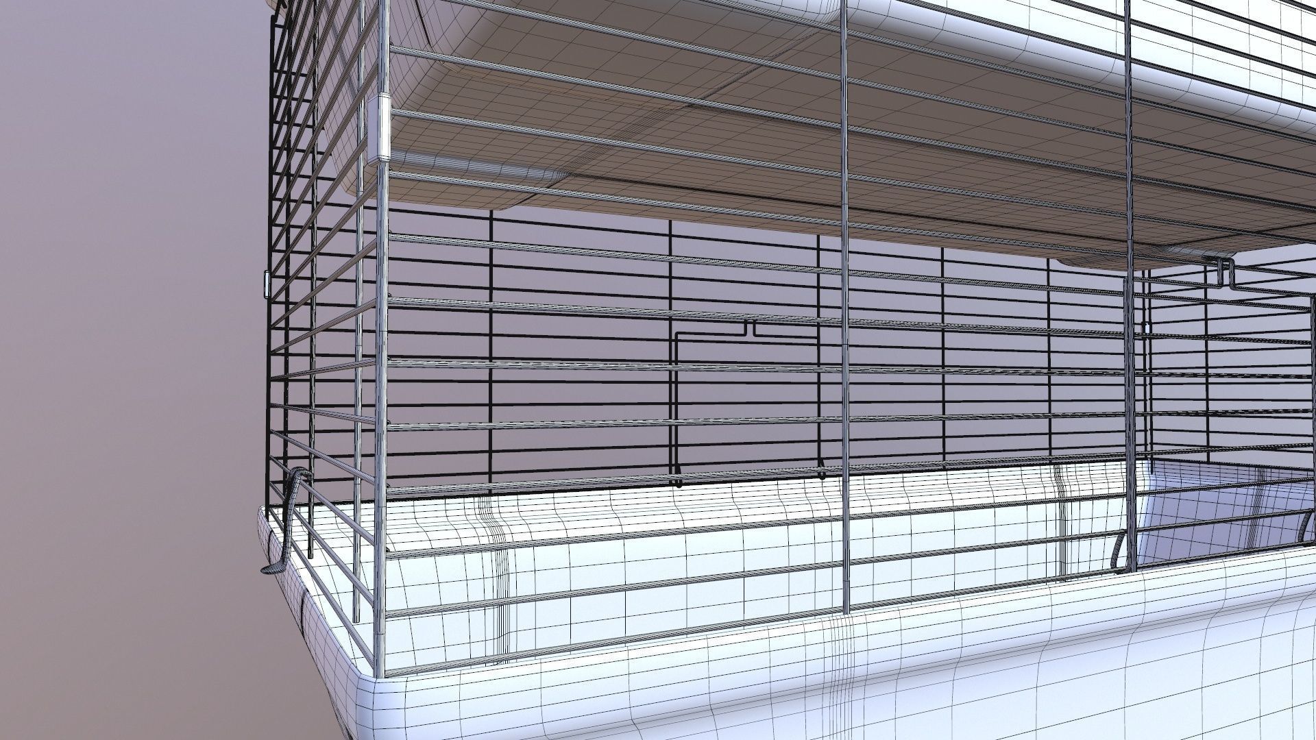 Birds Cage 3D model_11