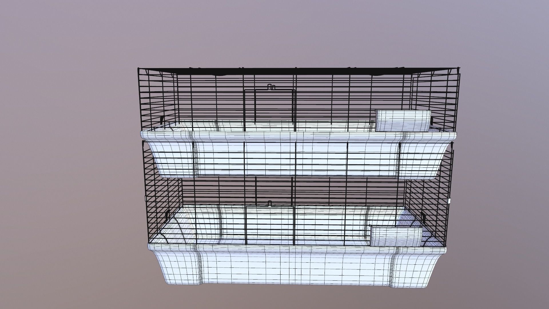 Birds Cage 3D model_12