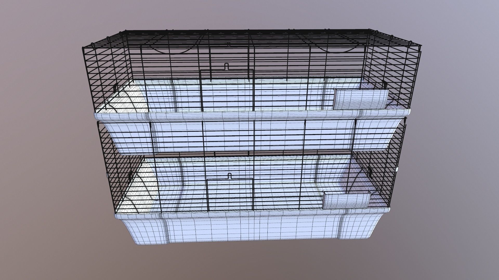 Birds Cage 3D model_9